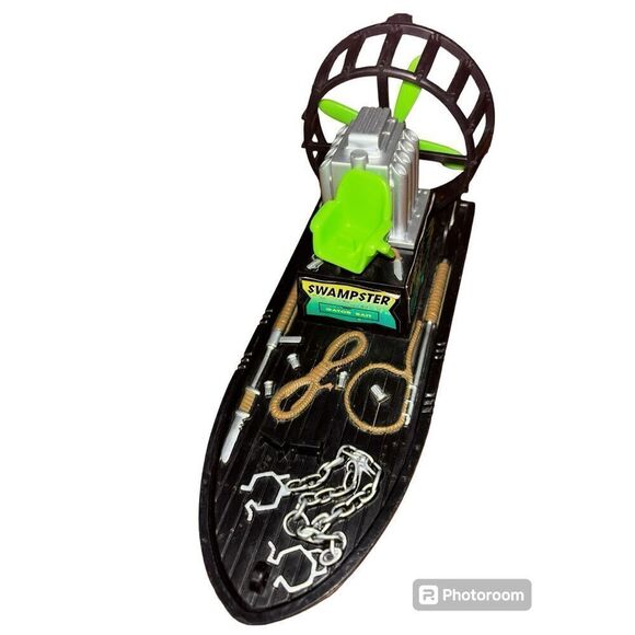 Vintage toy lot - Daffy Duck, big bird, swamp boat, chicken nuggets - Picture 5 of 11